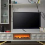 Perla Şömineli TV Ünitesi